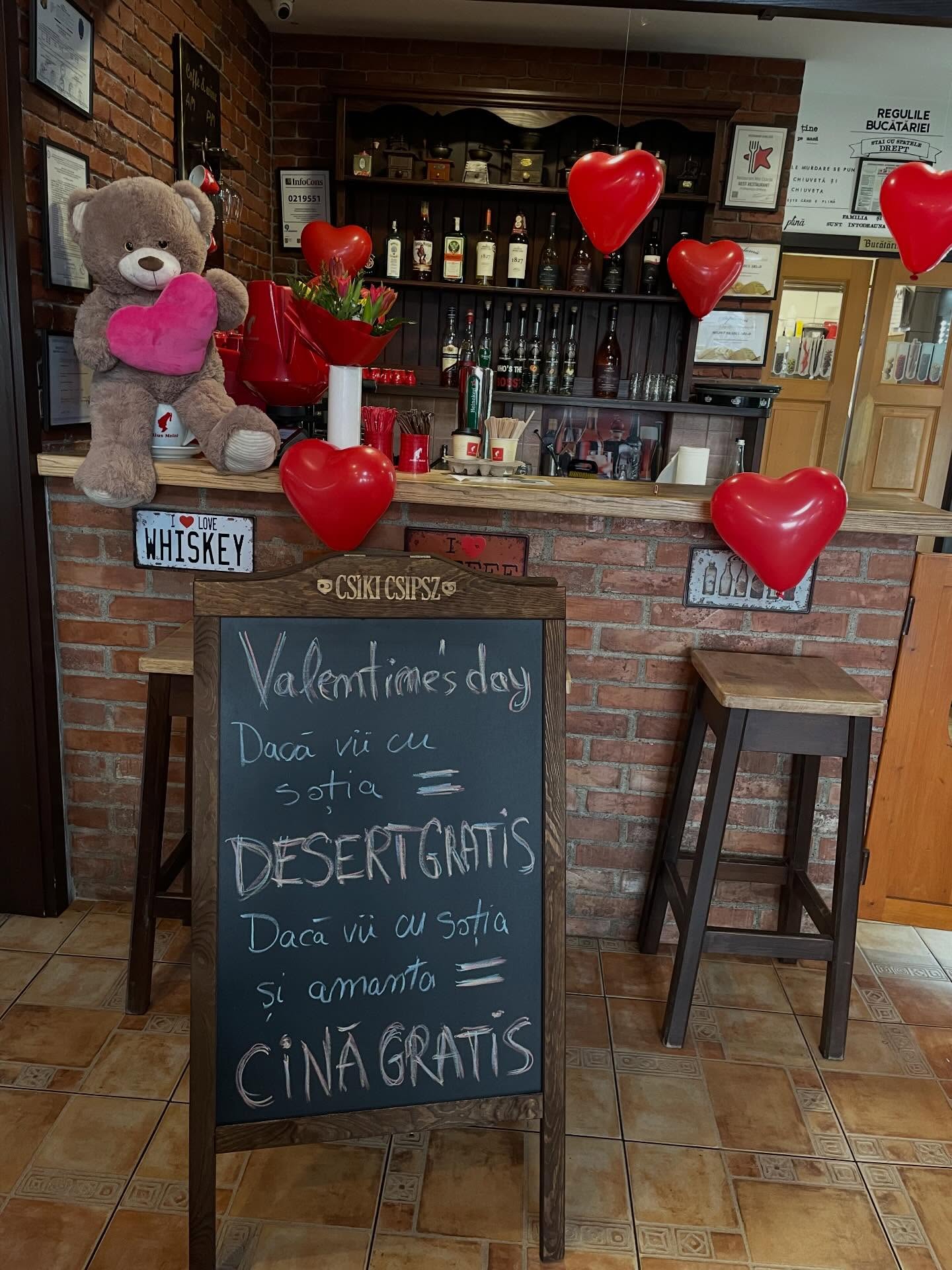 Bar — Bere Csíki, tablă de cretă